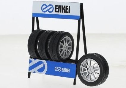 IXO18SET013W - Rack of 4 ENKEI tyres - 1