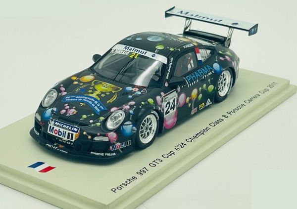 SPASF070 - PORSCHE 997 GT3 Cup #24 Champion Class B Carrera Cup 2011 H.Hassid - Limited to 500 units. - 1