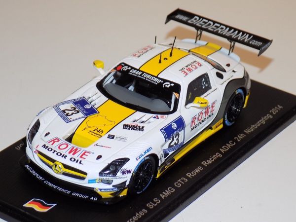 SPASG145 - MERCEDES SLS AMG GT3 #23 Rowe Racing ADAC 24h Nurburgring 2014 K.Graf/ J.Seyffarth/ T.Jager/ R.Goransson - Limited to 500 copies. - 1