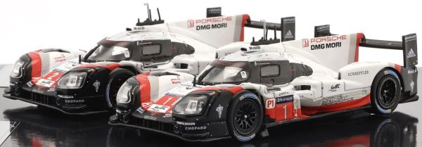 IXO-SP919-SET2 - 2 PORSCHE 919 Hybrid #1 and #2 Winner of the 24 hours of Le Mans 2017 - 1