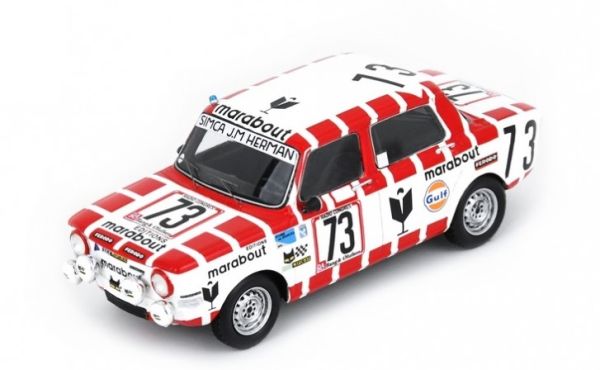 SPA100SPA06 - SIMCA 1000 Rallye 2 #73 Marabout Racing Team 24H SPA 1974 J-M.Herman/R.Lambert - Limited to 240 ex. - 1