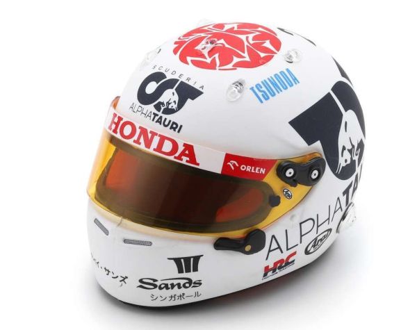 SPA5HF129 - Helmet - Yuki Tsunoda - Scuderia AlphaTauri - GP Japan 2023 - 1