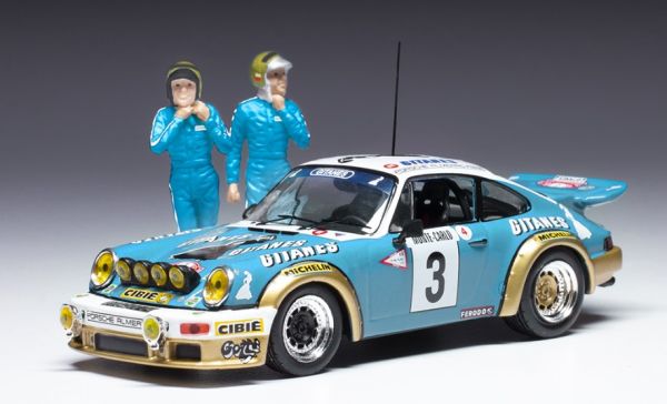 IXOSPRM001-78 - PORSCHE Carrera RS #3 Winner Rallye de Monte Carlo 1978 with figurine J-P.NICOLAS / V.LAVERNE - 1