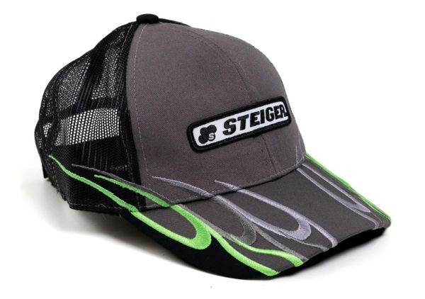 STFL - STEIGER grey cap with black mesh back - 1