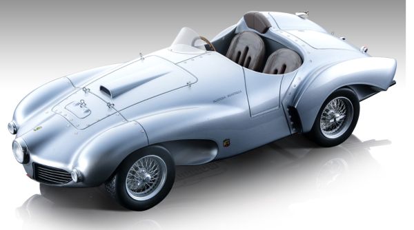 TM18-209B - FERRARI 166 MM Abarth press version 1953 silver - Limited to 90 pieces - 1