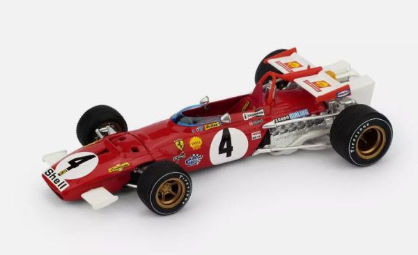 TM18-64A - FERRARI 312B #4 GP of Italy 1970 C.REGAZZONI - Limited to 105ex - 1