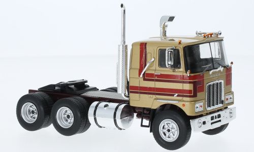 IXOTR168.22 - MACK Series F 6x4 1977 Metallic beige and red - 1