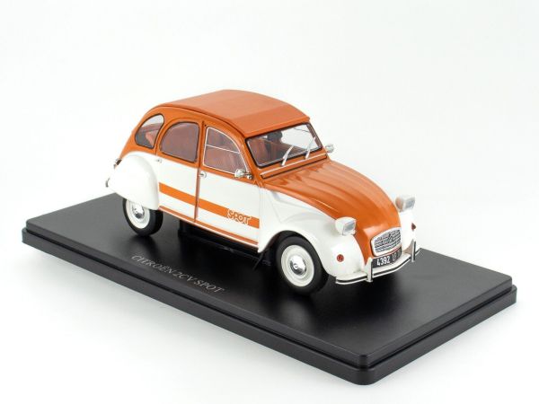 G111V054 - CITROEN 2CV Spot orange and white - 1