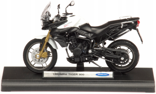 WELTR19660PWH - Motorcycle TRIUMPH Tiger 800 white and black - 1