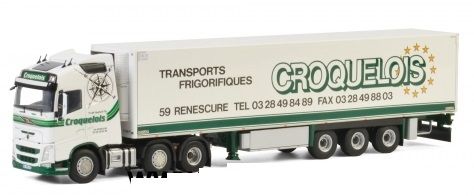 WSI01-2686 - VOLVO FH GL 6x2 with semi-trailer 3 Axles CROQUELOIS - 1