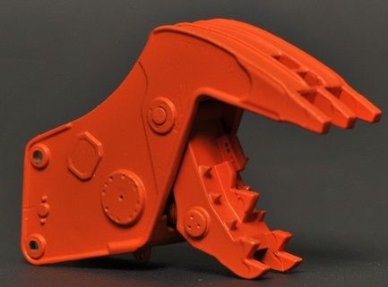 YCC410-2 - Demolition clamp orange for excavator 30-45 tons - 1