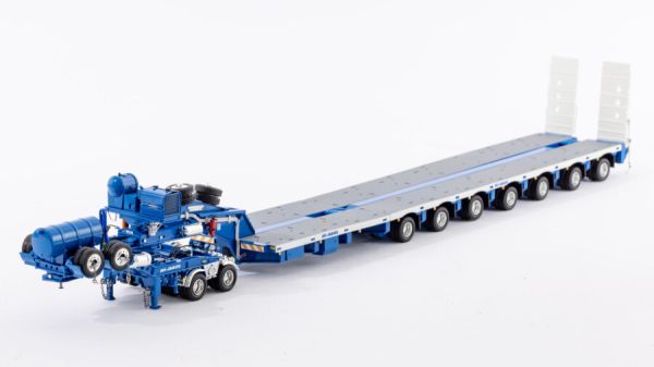 ZT09244 - 7-axle equipment carrier with 2-axle blue dolly - 1