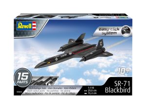 REV03652 - Lockheed SR-71 Blackbird Easy-Click fighter plane to assemble