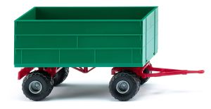 WIK038837 - green 2-axle agricultural trailer