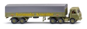 WIK051457 - MERCEDES-BENZ LPS 333 6x4 with 2-axle tarpaulin trailer DORTMUNDER KRONENBIER