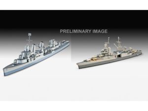 REV05644 - Ship Pacific Warriors - USS Fletcher & USS Indianapolis to assemble and paint