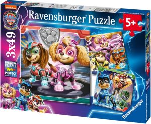 RAV057085 - 3 Puzzles 49 Pieces Pat the Patroller The movie 2