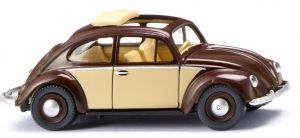 WIK079433 - VOLKSWAGEN Beetle 1200 with folding roof Brown and Ivory