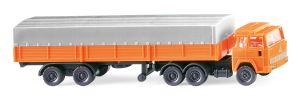 WIK095611 - MAGIRUS 6x4 with 2-axle trailer, orange