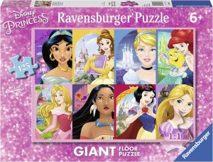 RAV097890 - Giant Puzzle 125 Pieces The World of Princesses