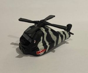 NEW01277B - Black Zebra Friction Helicopter