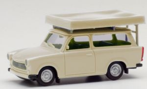 HER024181-002 - TRABANT 601S Universal with roof tent Pearl white