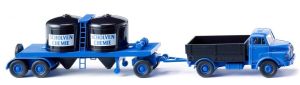 WIK053404 - MAN 4x2 dump truck with chemical trailer 3 Axles SCHOLVEN CHEMIE