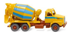 WIK068207 - VOLVO N10 6x4 yellow and blue spinning top