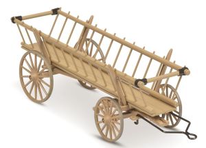 SCH7841 - wooden trolley