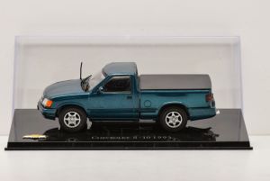 MAGCHES10-1995 - CHEVROLET S-10 pickup 1995 green / blue metallic