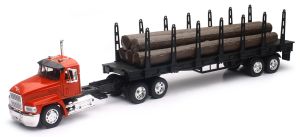 NEW13173 - MACK 6x4 with log trailer 2 Axles and logs