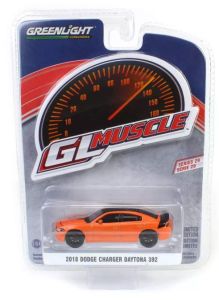 GREEN13360-E - DODGE Charger Daytona 392 2018 orange from the GL MUSCLE series in blister pack