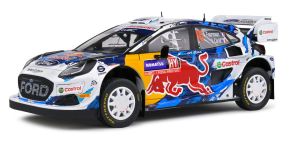 SOL1809504 - FORD Puma Rally1 Hybrid #16 white Rally Sweden 2024 A.FOURMAUX / A.CORIA