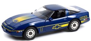 GREEN13597 - CHEVROLET CORVETTE C4 1988 Challenge Race Car Blue and yellow