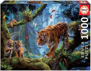 EDU17662 - Puzzle 1000 Pieces Tigers on the tree