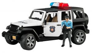 BRU2526 - JEEP WRANGLER Police with police officer BRUDER toys