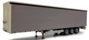 MAR1902-01-13 - PACTON 3 Axles Gray Curtainsider Trailer