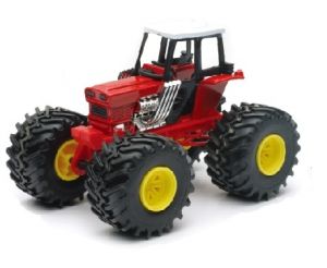 NEW19936F - red tractor monster truck