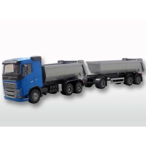 EMEK20354 - VOLVO FH16 6x4 blue with trailer 1 + 2 axles