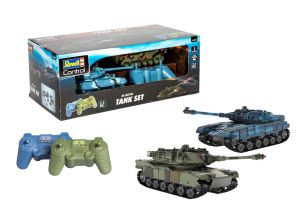 REV24438 - Two RC battles set battlefield tanks to assemble and paint