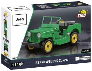 COB24517 - JEEP Willys CJ-2A green - 111 pieces