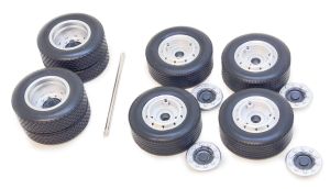 MAR2503 - Tyre set with wheel covers for SCANIA