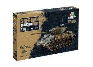 ITA25772 - SHERMAN M4A3E8 Fury tank to assemble and paint