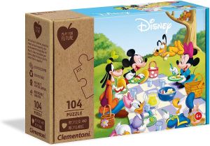 CLE27153 - Puzzle 104 pieces Picnic with Mickey