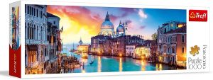 TRF29037 - Venice Grand Canal Panoramic 1000 Piece Jigsaw Puzzle