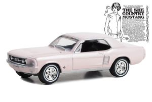 GREEN30427 - 1967 FORD Mustang coupé pale pink from the GOODRO FORD range in blister pack