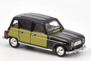 NOREV310938 - RENAULT 4 Parisienne 1963 Black and yellow