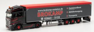 HER315333 - IVECO S-WAY 4X2 semi-trailer with moving floor 3 axles BROKAMP