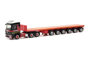 HER317504 - MERCEDES BENZ Arocs S with 6-axle flatbed MAMMOET