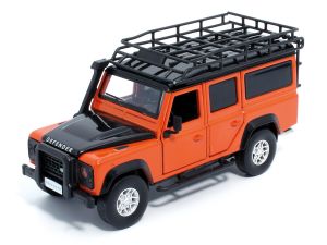 TAY32105010 - LAND ROVER defender 110 Orange with lights and sounds